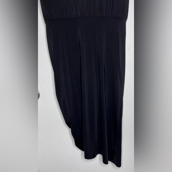 Express Black Sleeveless Ruched Dress - Picture 9 of 10